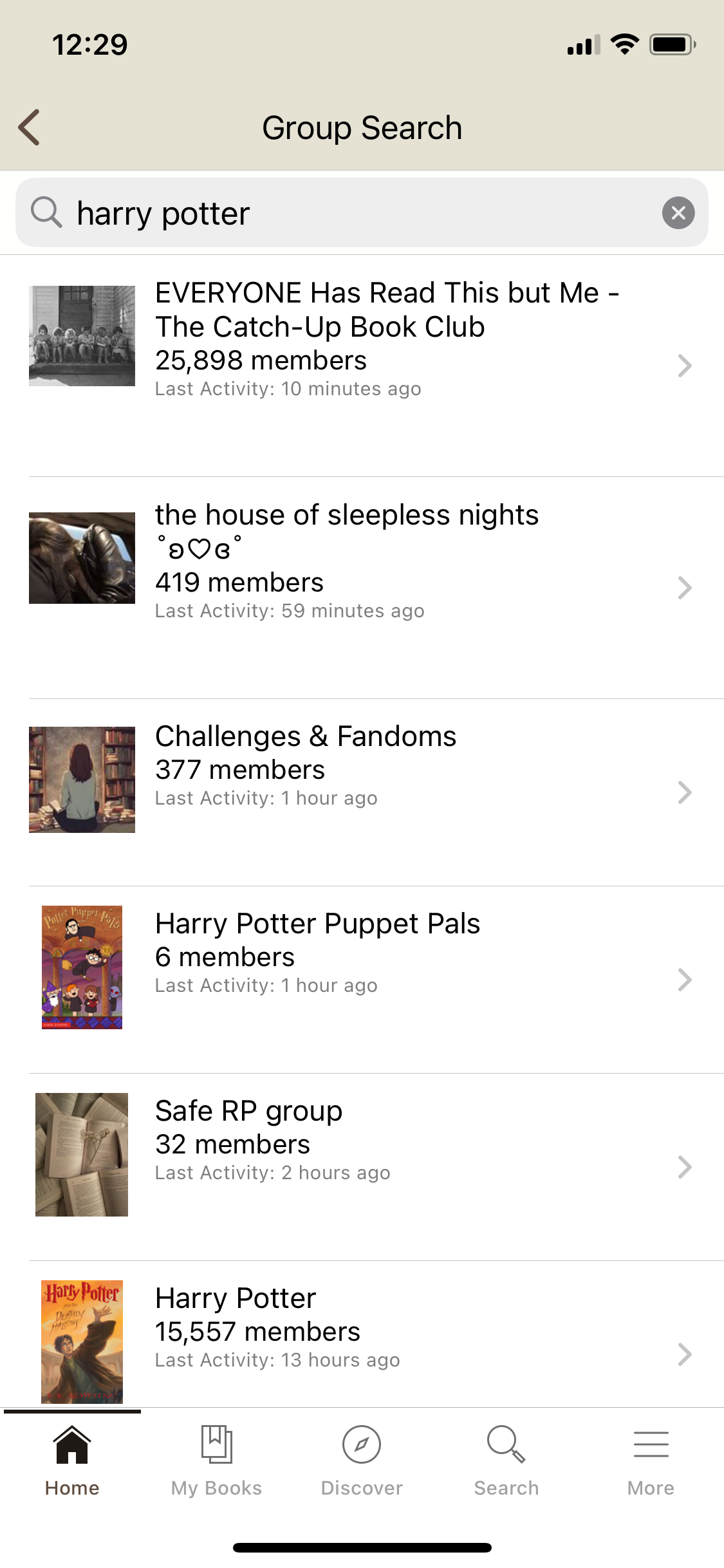 existing group explore