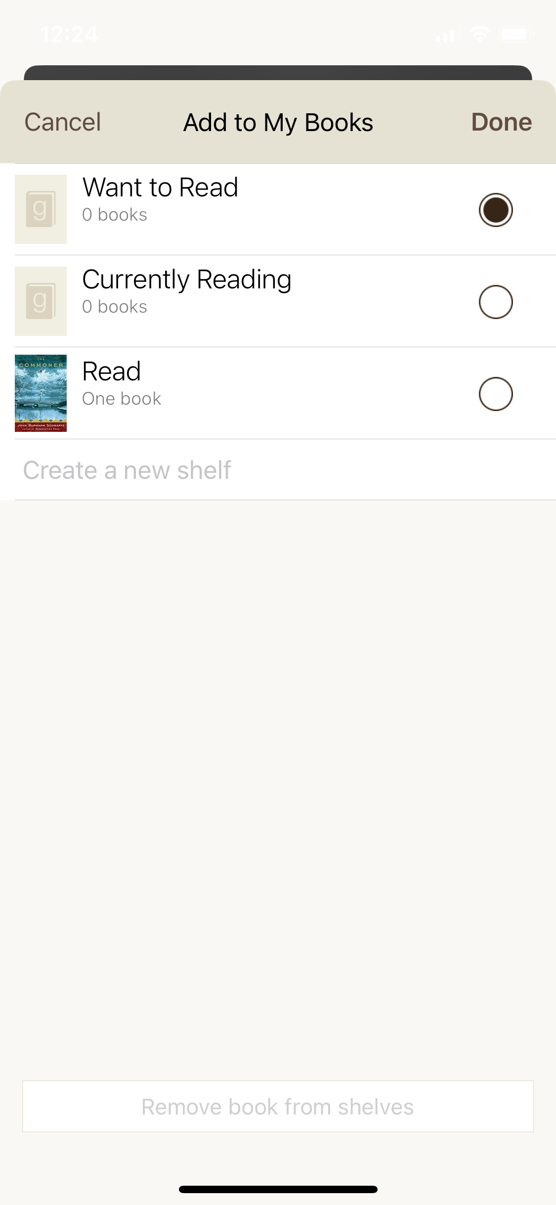 add book pop-up