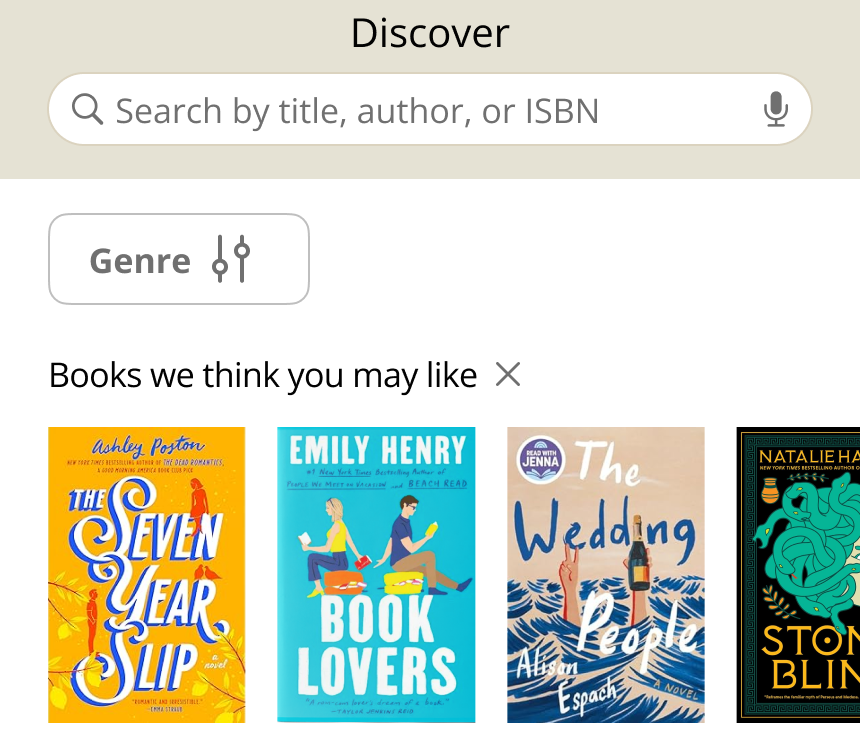 proposed discover page