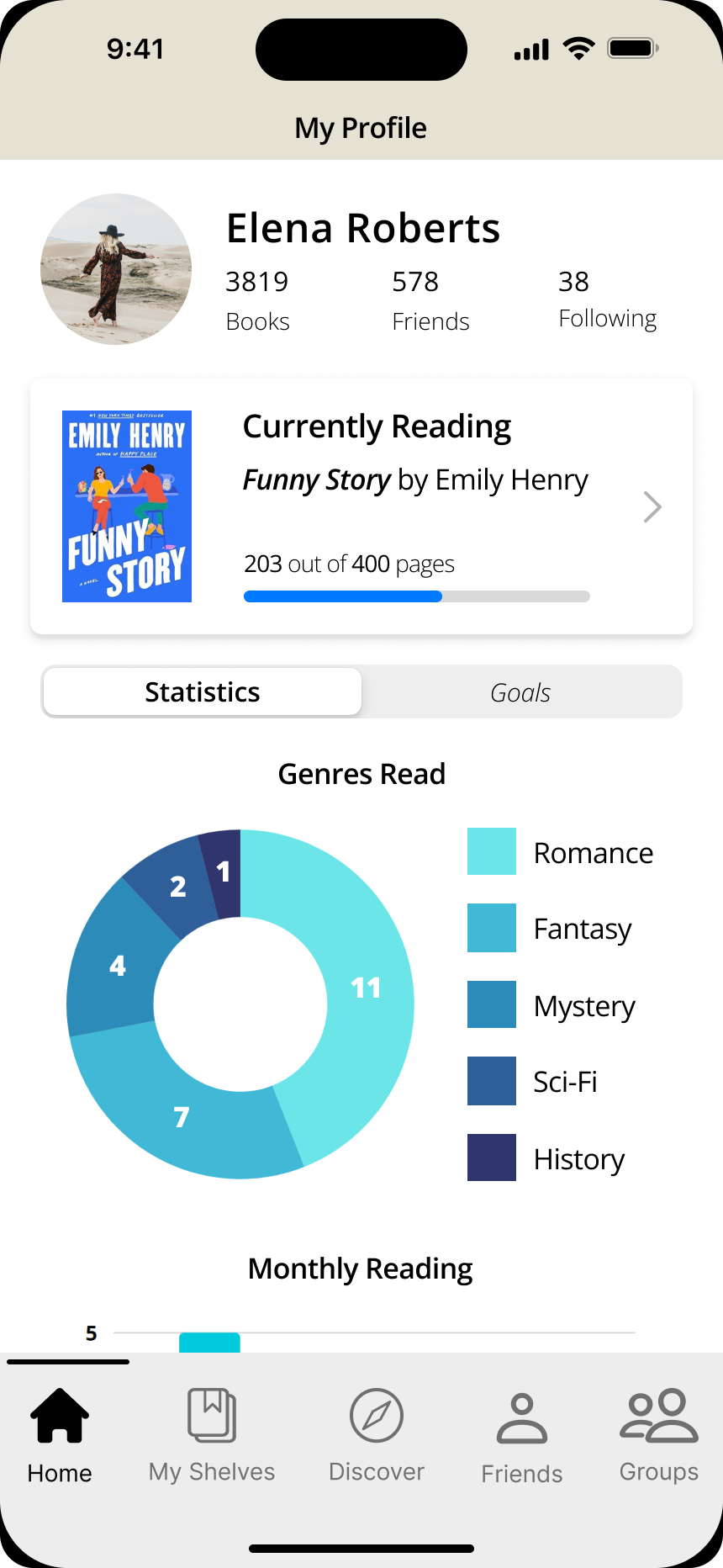 proposed profile page