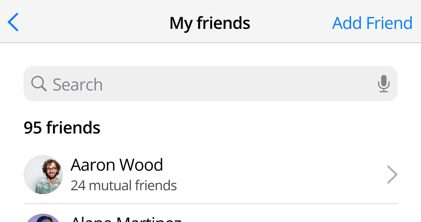 existing find a friend