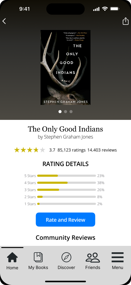 reviews page